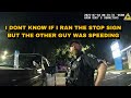 Cop Runs A Stop Sign Then Blames The Crash On The Guy He Hit