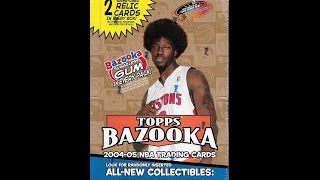 2004 05 Topps Bazooka Basketball Hobby Box Break 2 Hits Net Worth