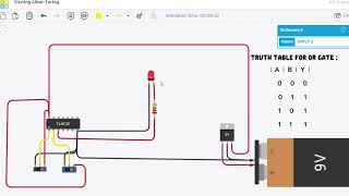OR Gate Working Explained Using Tinkercad Software