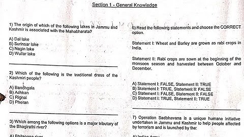 FAA / Finance Account Assistant Questions paper with Answer key 2022
