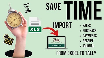 Import transactions in excel in Tally #exceltotallyimport #exceltotally  #tallyerp9 #tallytools