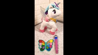 VTECH Large 14" Myla The Magical Make Up Unicorn Interactive Soft Toy Figure screenshot 2