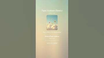 Thumbnail of Tom The Rabbit (Song AI) ▶️ Paper Airplanes (Remix) #artificialintelligence #suno #hiphop #shorts