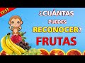 ¿Cuántas FRUTAS reconoces?  | ¿Serás capaz de reconocer la mayoría de estas frutas? | MentalTest