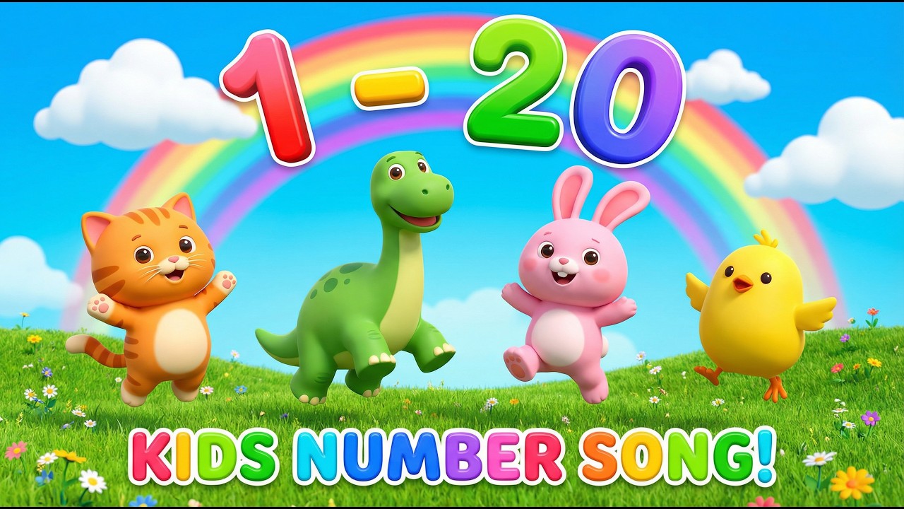 Learn to Count 1-20 🔢 Fun Number Song for Kids