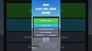 FLEX UGC CODE 2026 | REDEEM NOW 🎁