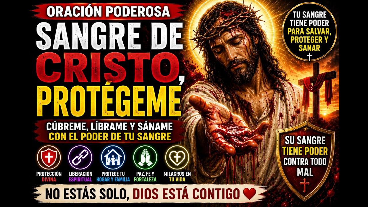 Oración Poderosa a la Sangre de Cristo para Protección, Milagros y ...
