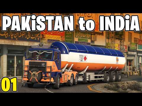 PAKISTAN to INDIA in Indian Oil Truck | Nanga Parbat to Murree | Ep#1 | Ets2