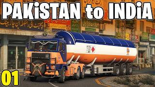 PAKISTAN to INDIA in Indian Oil Truck | Nanga Parbat to Murree | Ep#1 | Ets2