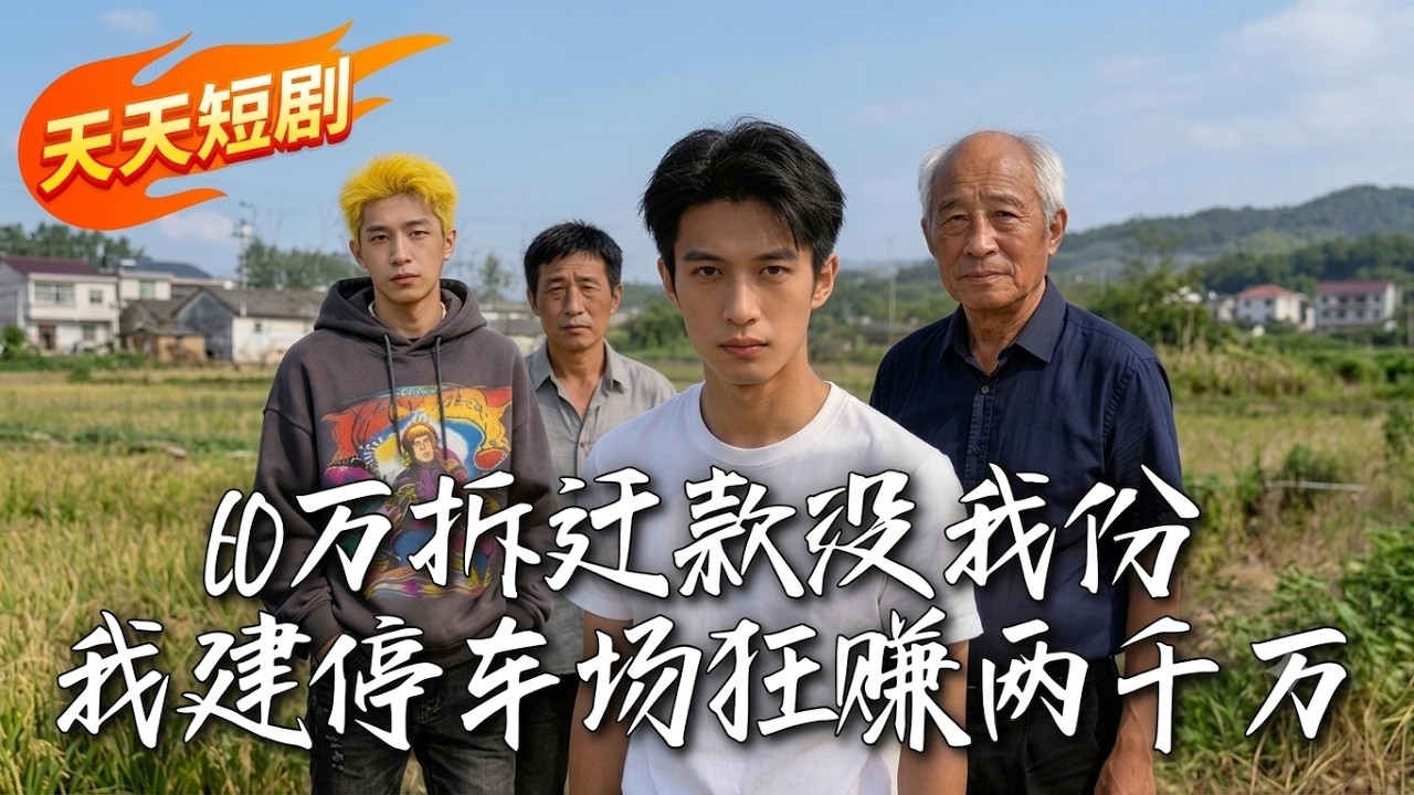 AI《逆襲系列》60萬拆遷款沒我份，我建停車場狂賺兩千萬丨#天天短劇 #短劇 #都市 #逆襲 #搞笑 #系統 #修仙 #愛情 #甜寵 #drama #穿越 #重生#短劇