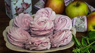 Зефир из черной смородины на сухом белке Зефир из черной смородины на сухом белке