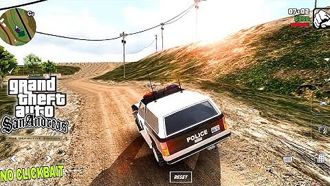 NO CLICKBAIT! Definitive Edition Remastered V6 Modpack - GTA SA ANDROID / Disert Review Gameplay