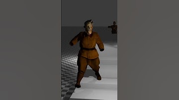 zombie with procedural walking #upbge #indiedev #gamedevblog #blender3d #blendergameengine