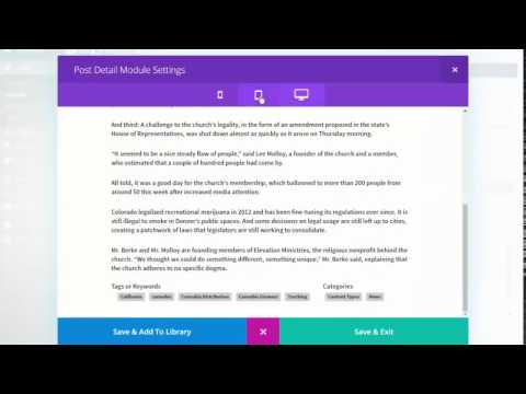 Cannabis Portal News Post Tutorial