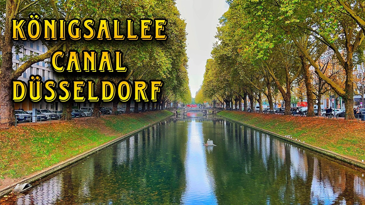 Hidden Side of Königsallee 🇩🇪 | Riverside Walking Tour | Düsseldorf 4K Video | 🇩🇪