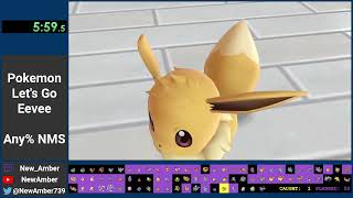 Pokemon Lets Go Eevee Any% NMS in 3:01:45
Pretty much nothing went wrong until I got a 0IV Special Attack and 0IV Speed Staryu, which lost me a lot of time late game due to doing safe strats. Other notable timeloss was losing ~15s in Silph Co due to sloppy execution
Looking to get 3:00:xx, and maybe even a sub 3? Pokemon Lets Go Eevee Any% NMS in 3:01:45