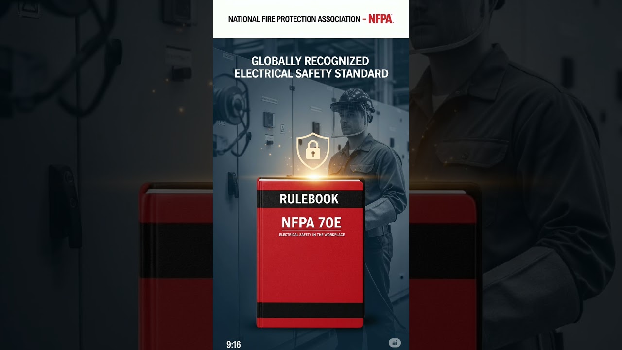 NFPA 70E keeps workers safe from arc flashes and shock! ⚡ 