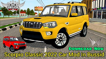 #bussid #bussidmod #bussidnewmod #scorpio #scorpioclassic #scorpio2022 Scorpio car mod in bussid