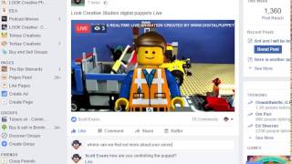 Famous Digital Puppets Facebook live test Profile