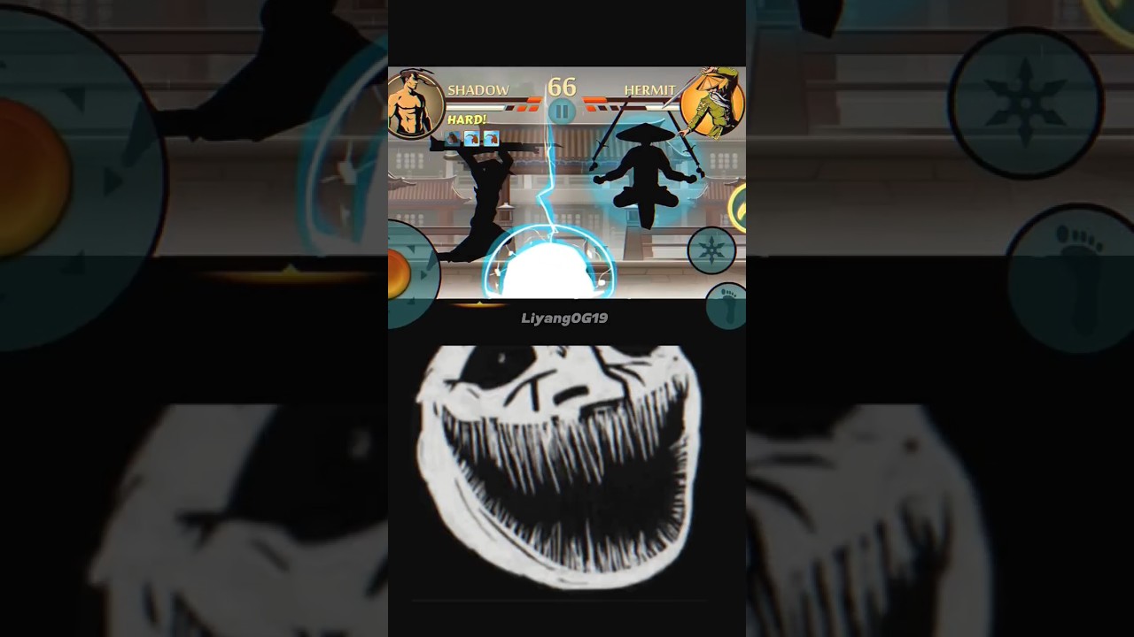 Shadow Fight 2 🗡️// Hermit troll face edit // 