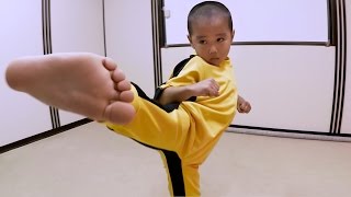 GoPro: Five-year-old 'Mini Bruce Lee'