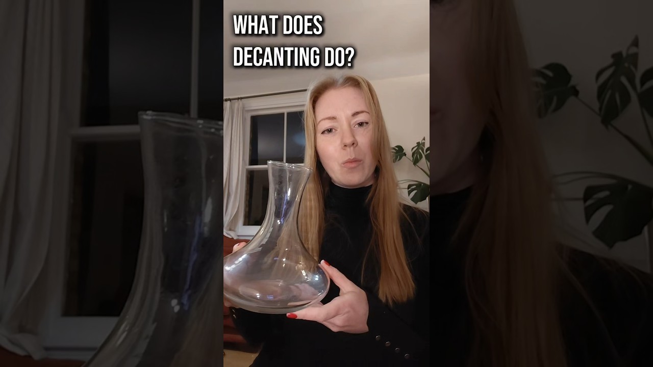 What does decanting wine do?