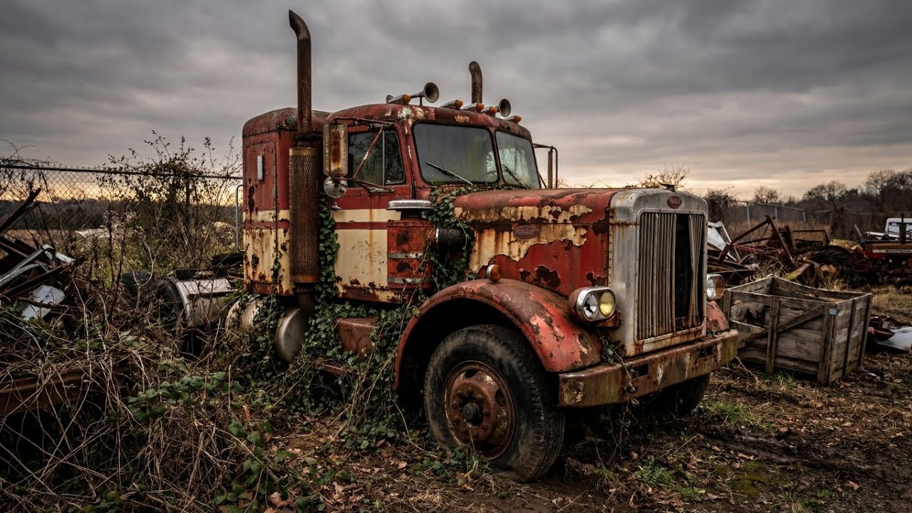 Lost for 70 Years 😱 | Abandoned Yard Discovery of a Classic Peterbilt Truck