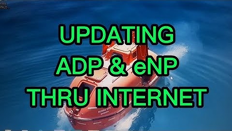 UPDATING ADP & ENP THRU INTERNET