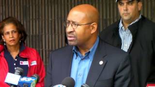Mayor Nutter Hurricane Sandy Press Conference Saturday, Oct. 27