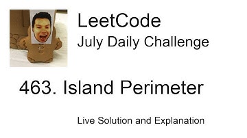 Daily Leetcode #98: Jul 07, 2020 - 463. Island Perimeter