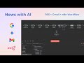 News with AI Automation: RSS + Gmail + Google Gemini,  n8n Workflow