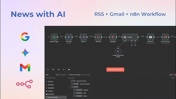 News with AI Automation: RSS + Gmail + Google Gemini,  n8n Workflow