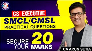 CS EXECUTIVE SMCL/CMSL | PRACTICAL / QUESTION | CA ARUN SETIA i DERIVATIVES
