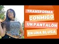 Transforma un Pantalón en una Blusa al estilo Animal Print 🐆