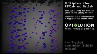 Multiphase flow with OPTOLUTION PIV system