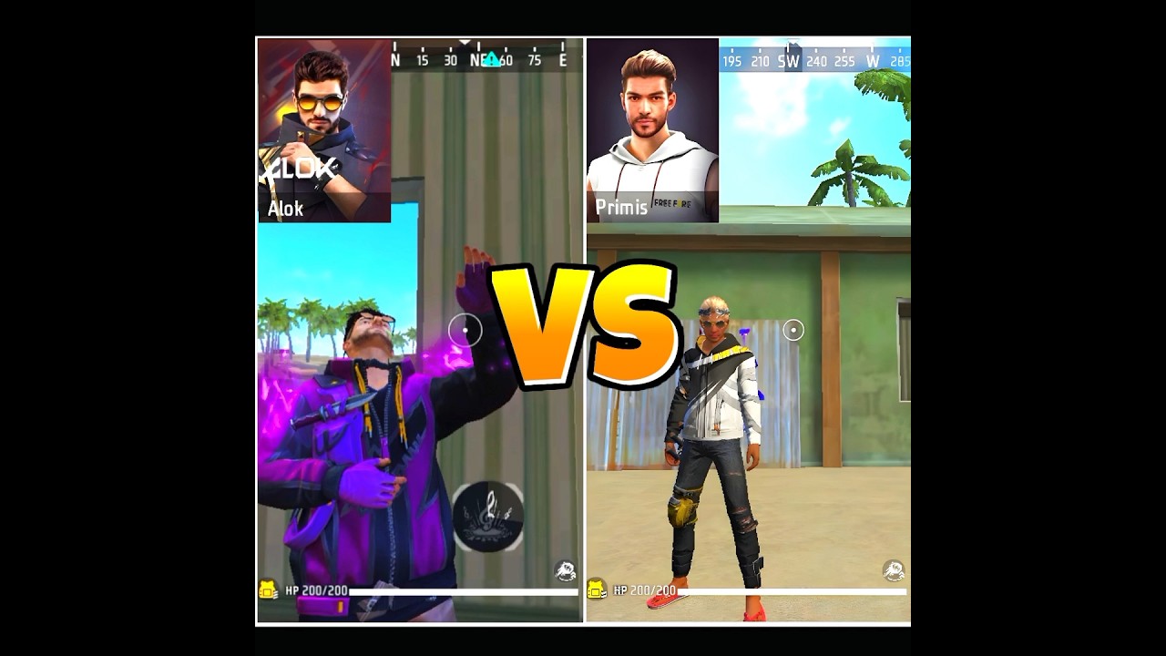 ALOK VS PRIMIS CHARACTER 🤔 || CHARACTER ABILITY TEST | 