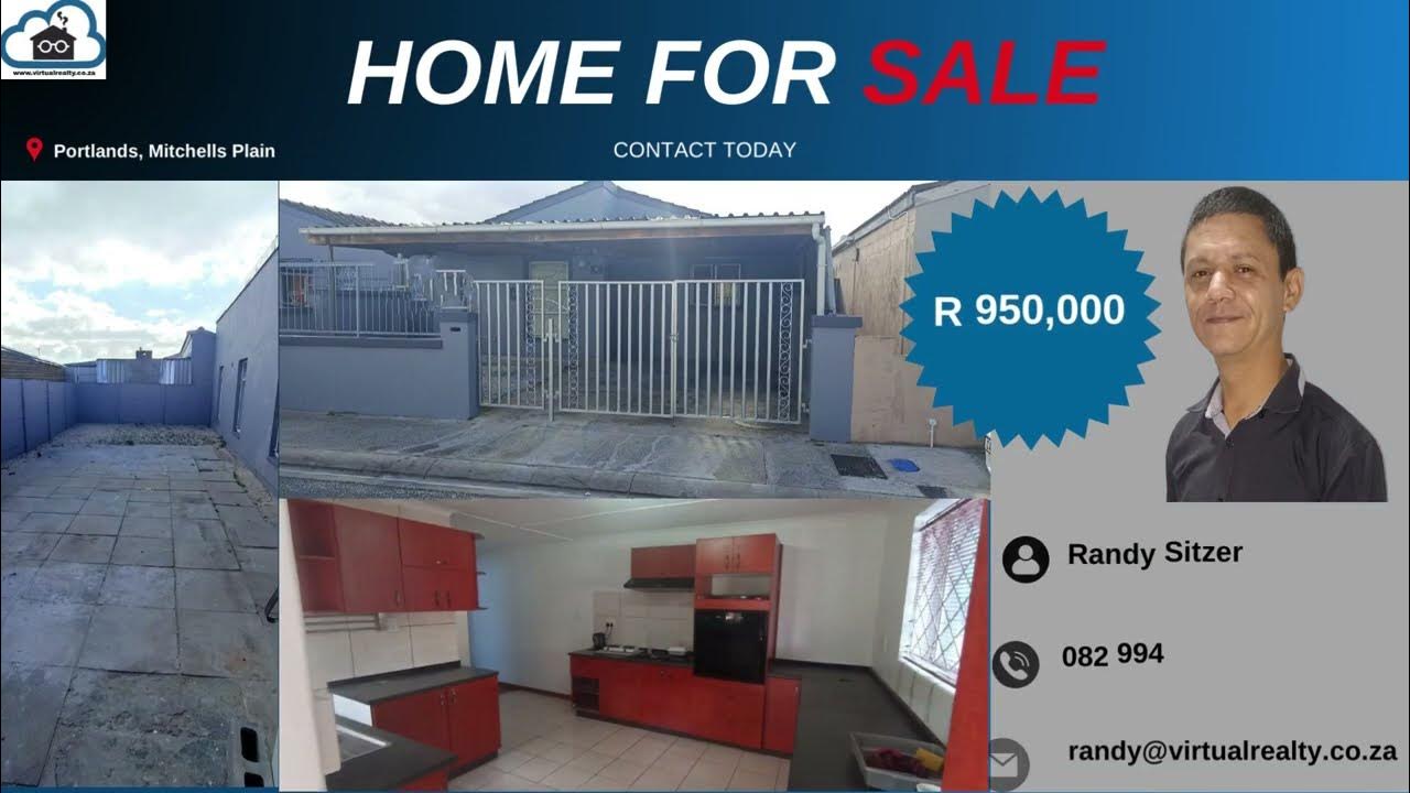 Home for sale in Portlands, Mitchells Plain R 950,000 YouTube