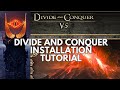 How to install DIVIDE AND CONQUER MEDIEVAL 2 TOTAL 