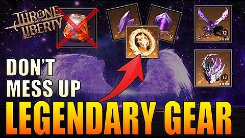 Throne & Liberty - Guide for Legendary Gear (how much time, cost) Crazy Mastery Pass and Shop Update