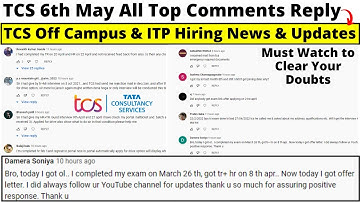 TCS TR & HR Interview Result, When TCS Sends Offer Letter & Joining Letter, ITP Exam Already Started
