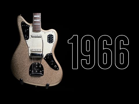 1966 Fender Jaguar in Custom Color Gold Sparkle | ft. Ariel Posen