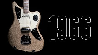 1966 Fender Jaguar in Custom Color Gold Sparkle | ft. Ariel Posen