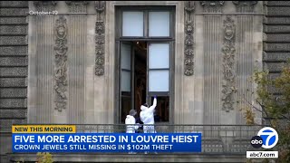 5 more suspects arrested over Louvre jewel heist