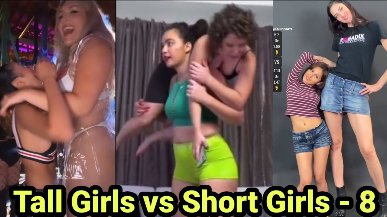 Tall Girls vs Short Girls 8 tall woman with short woman tall girl height difference YouTube