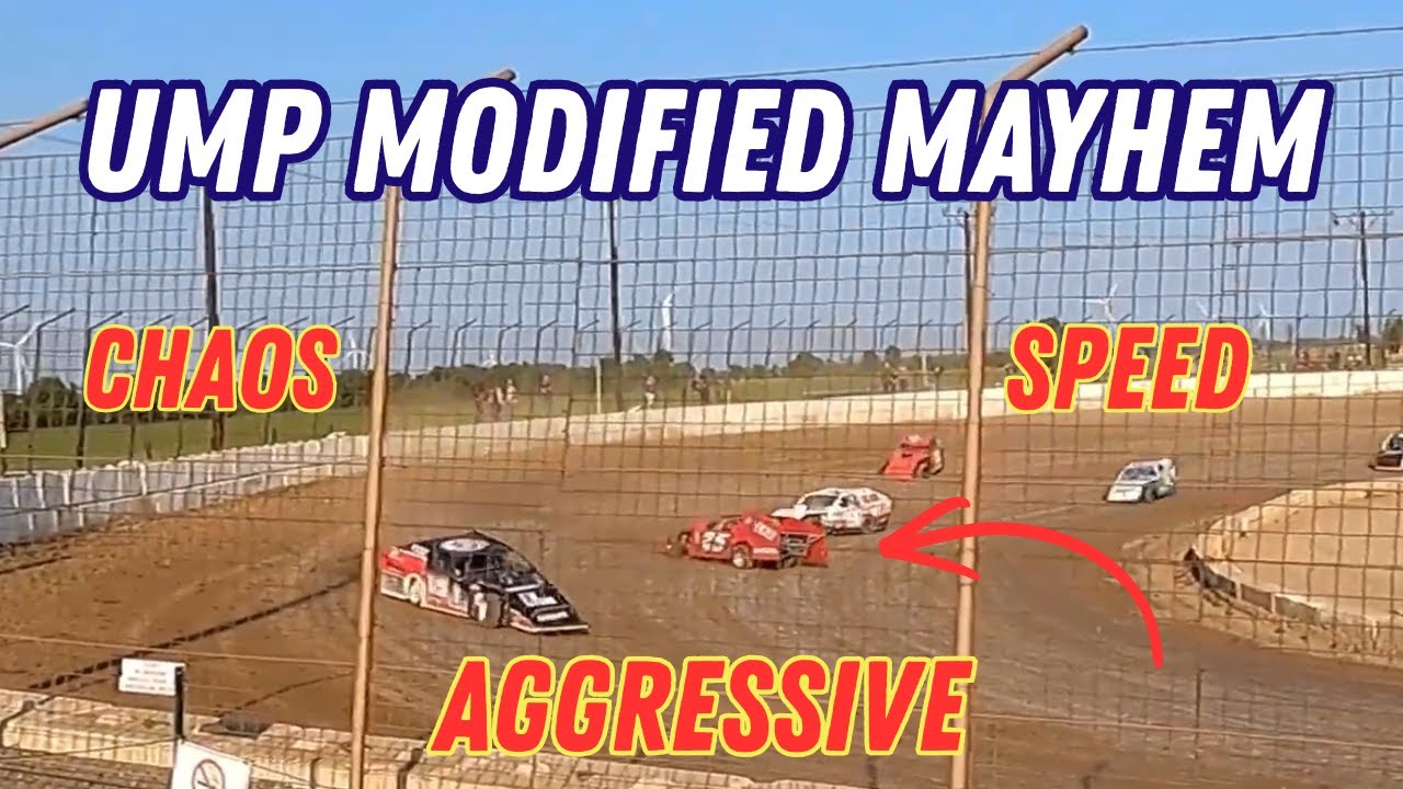 INSANE UMP Modified Dirt Racing in Canada | Side-by-Side Action & Big Slides!