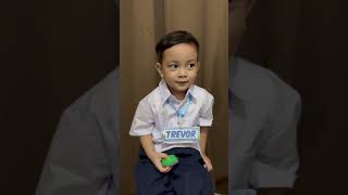 PVC NAMETAG 🩵 #babytrevor #daycare #backtoschool #ytshopping