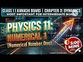 Physics 11 Chap No 3 Numerical 1 Karachi Board 