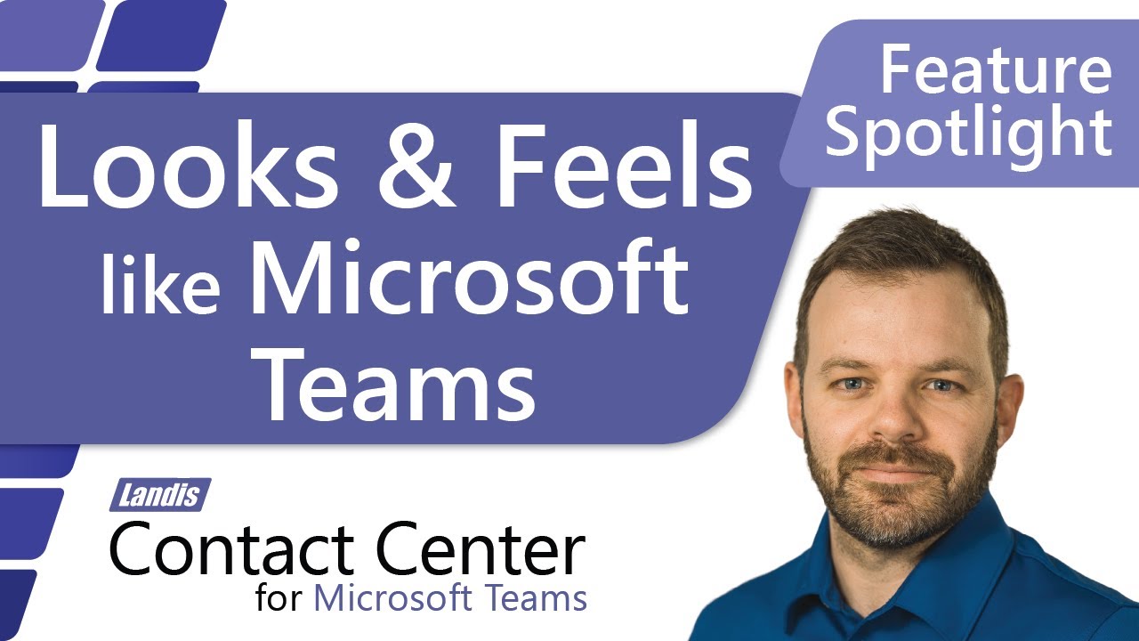 Landis Contact Center for Microsoft Teams Teams Look and Feel YouTube