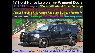 2017 Ford Explorer Hard Core Police Interceptor with PIT Bumper Search Lights Video Road Test review by mybestcarcom 407 views 4 months ago 22 minutes