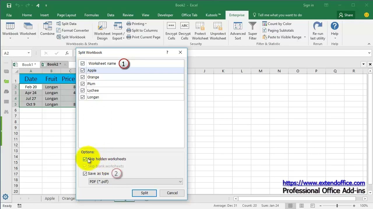 How To Split Data Into Multiple Workbooks In Excel